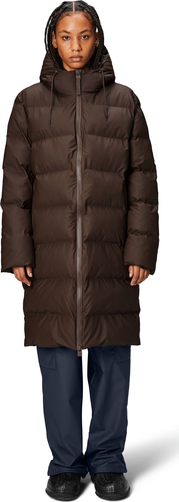 Rains Unisex Alta Long Puffer Jacket Frame Rains