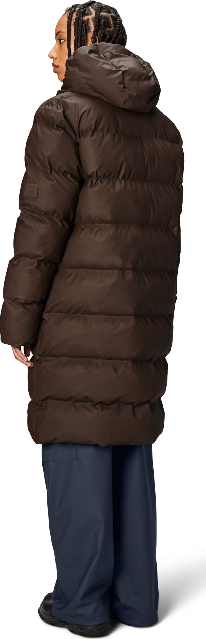 Rains Unisex Alta Long Puffer Jacket Frame Rains