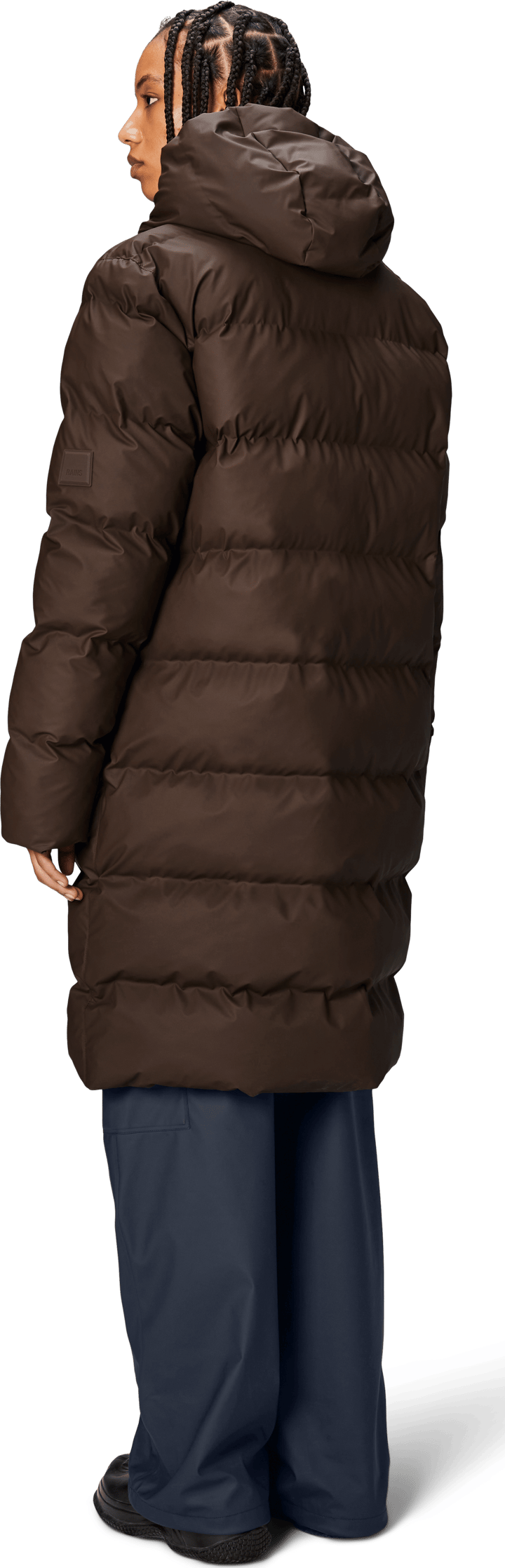 Rains Unisex Alta Long Puffer Jacket Frame Rains