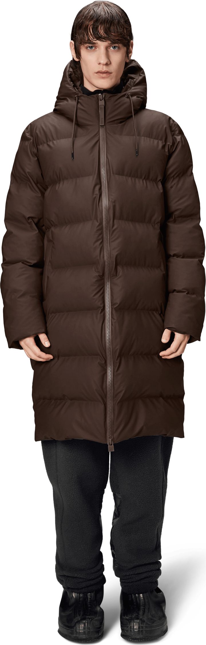 Rains Unisex Alta Long Puffer Jacket Frame Rains