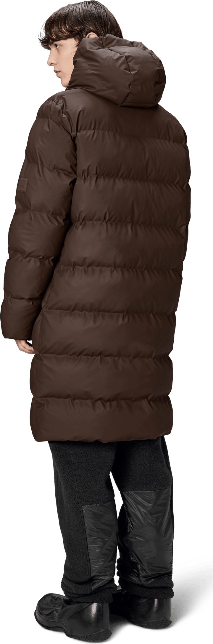 Rains Unisex Alta Long Puffer Jacket Frame Rains