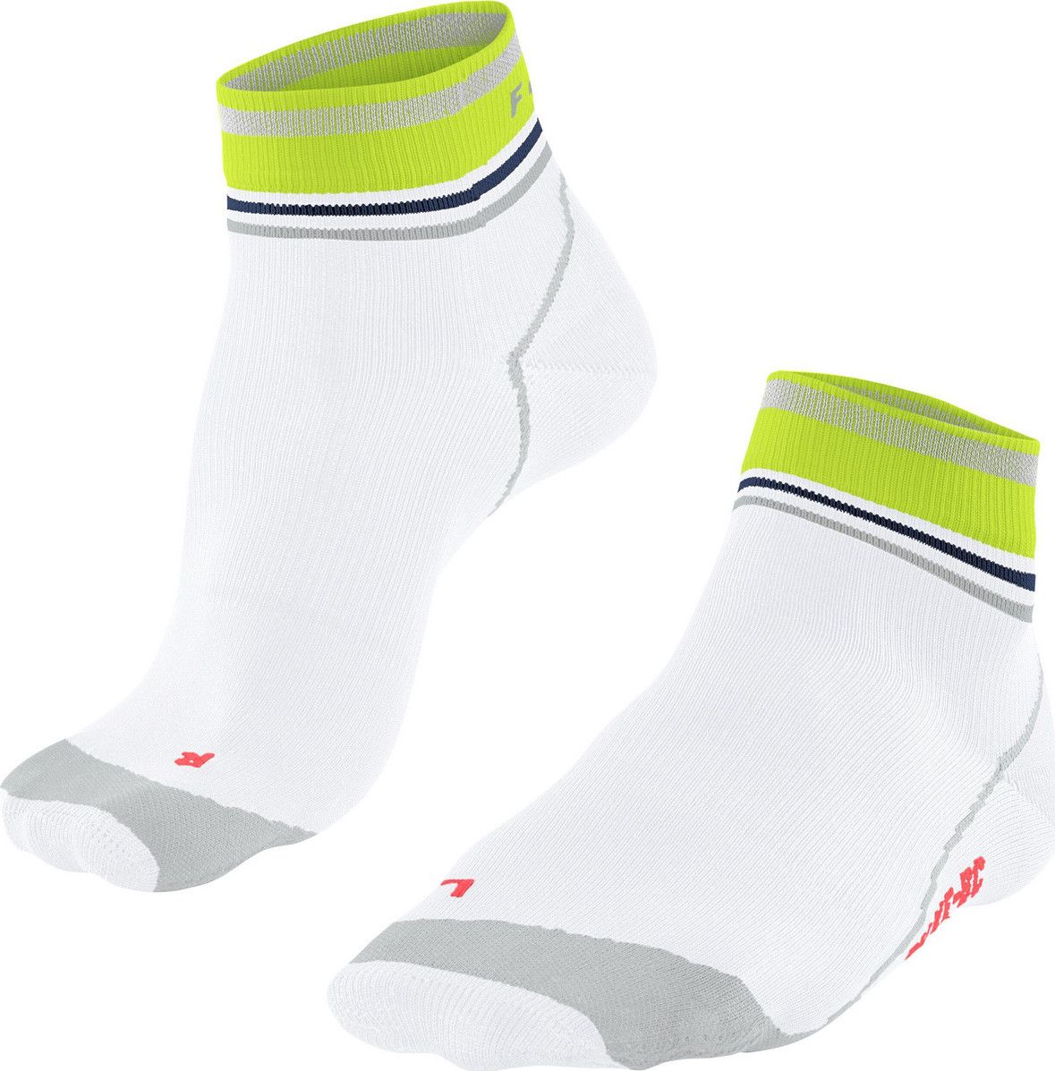 Falke BC Impulse Reflect Short Unisex Biking Socks White