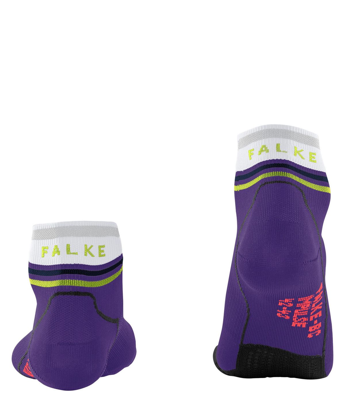 Falke BC Impulse Reflect Short Unisex Biking Socks Amethyst