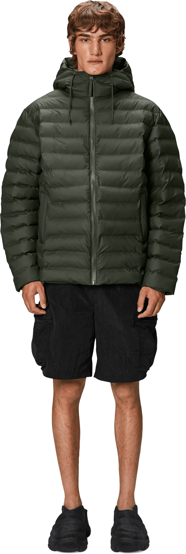 Rains Unisex Lohja Puffer Jacket W3T2 Green Rains