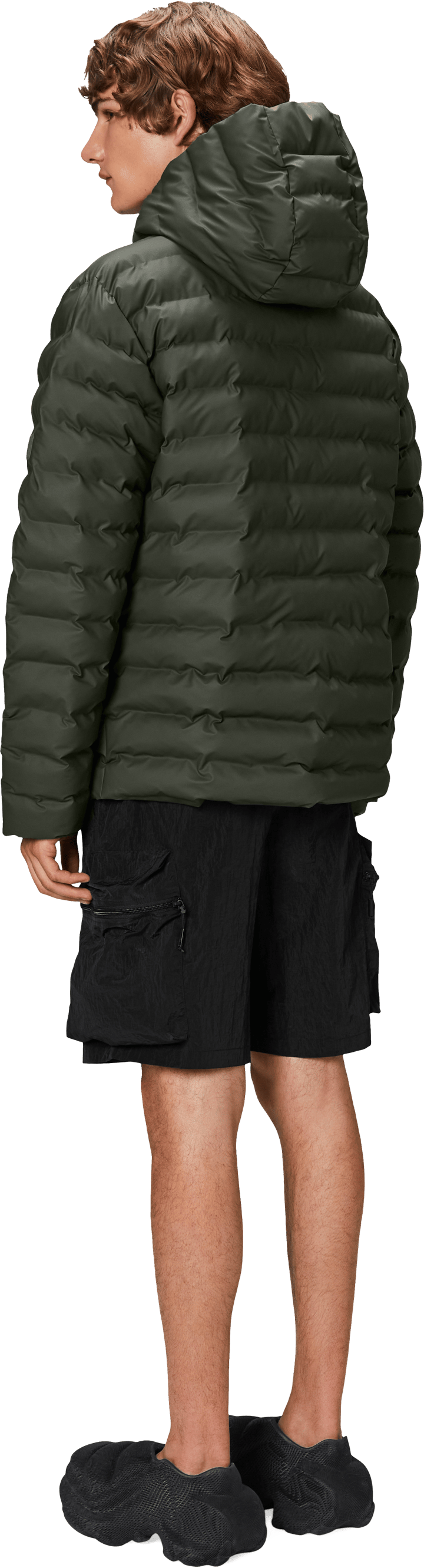 Rains Unisex Lohja Puffer Jacket W3T2 Green Rains