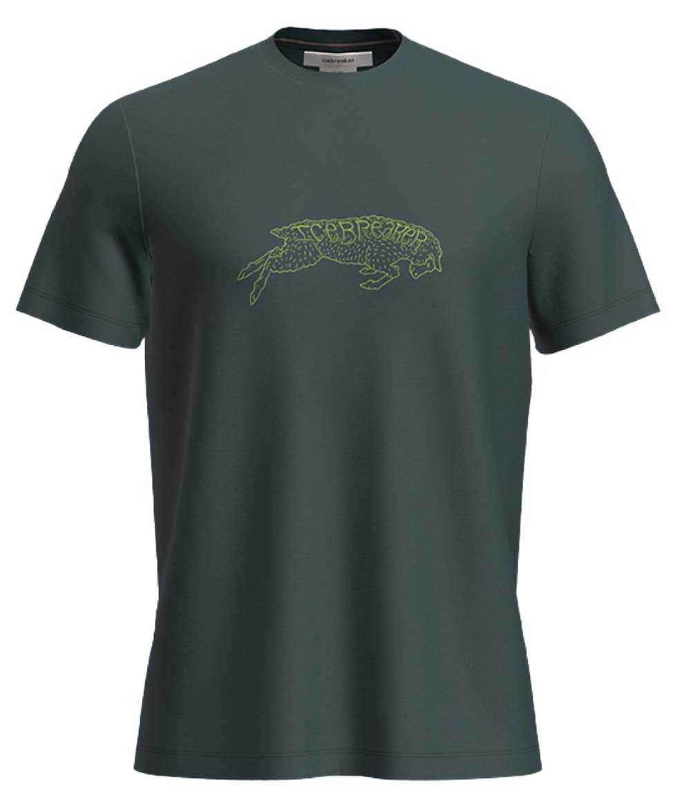 Icebreaker Men’s Merino 150 Tech Lite Iii Ss Tee Icebreaker Ewe Bound Fathom Grn