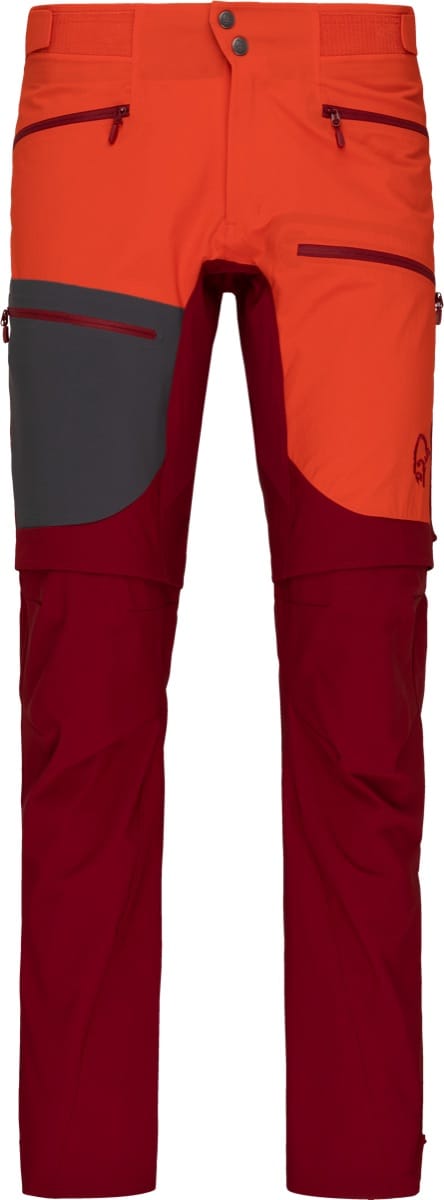 Norrøna Trollveggen Flex1 Zip-Off Pants M'S Arednalin/Rhubarb Norrøna