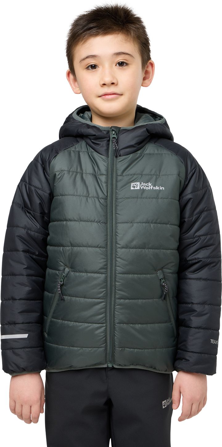 Jack Wolfskin Kids' Zenon Jacket Slate Green/Black Jack Wolfskin