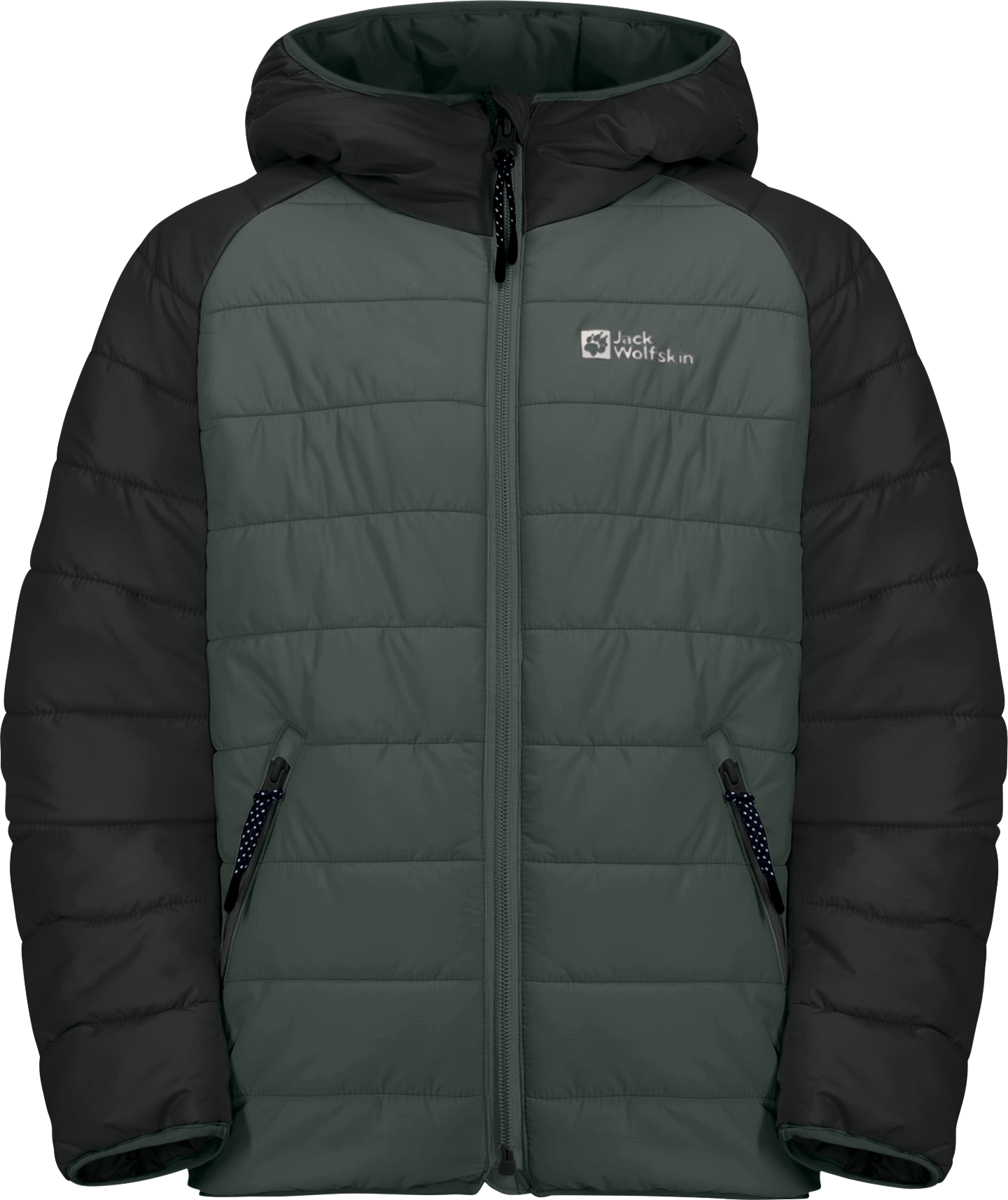 Jack Wolfskin Kids' Zenon Jacket Slate Green/Black