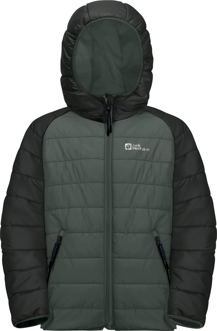 Jack Wolfskin Kids' Zenon Jacket Slate Green/Black Jack Wolfskin