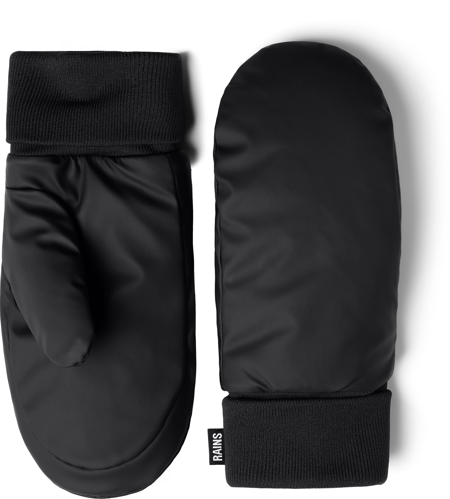 Rains Puffer Mittens Black