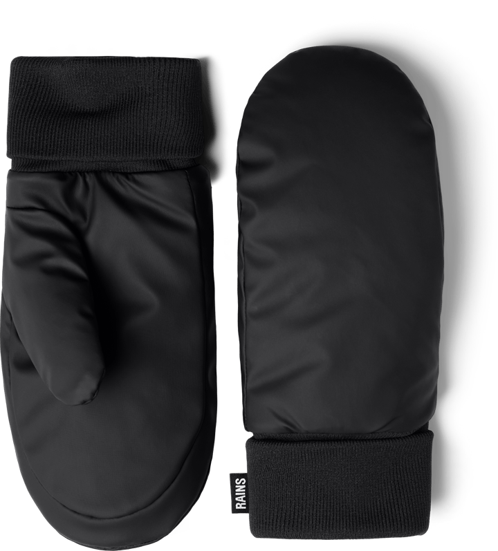 Rains Puffer Mittens Black Rains