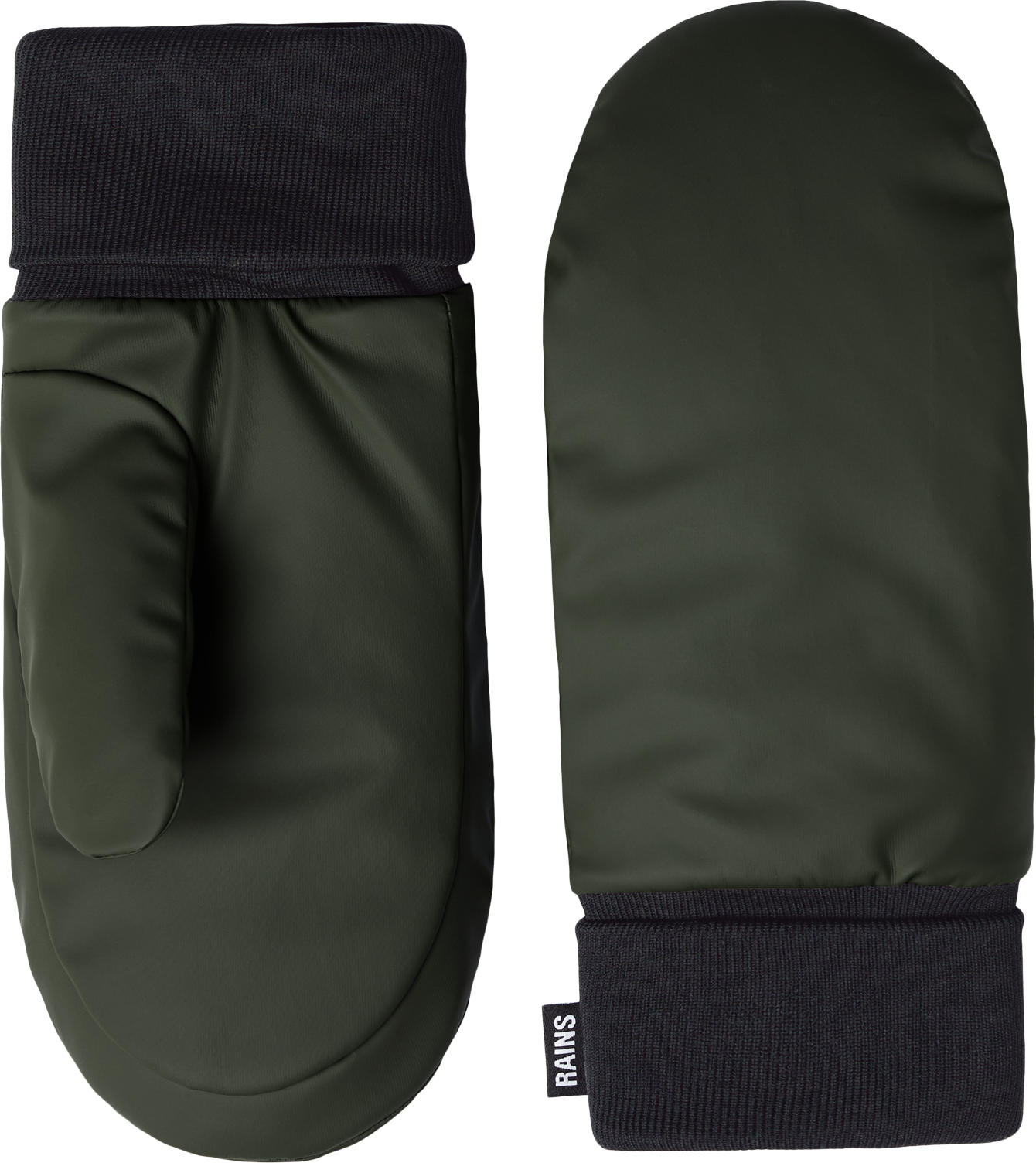 Rains Puffer Mittens Green