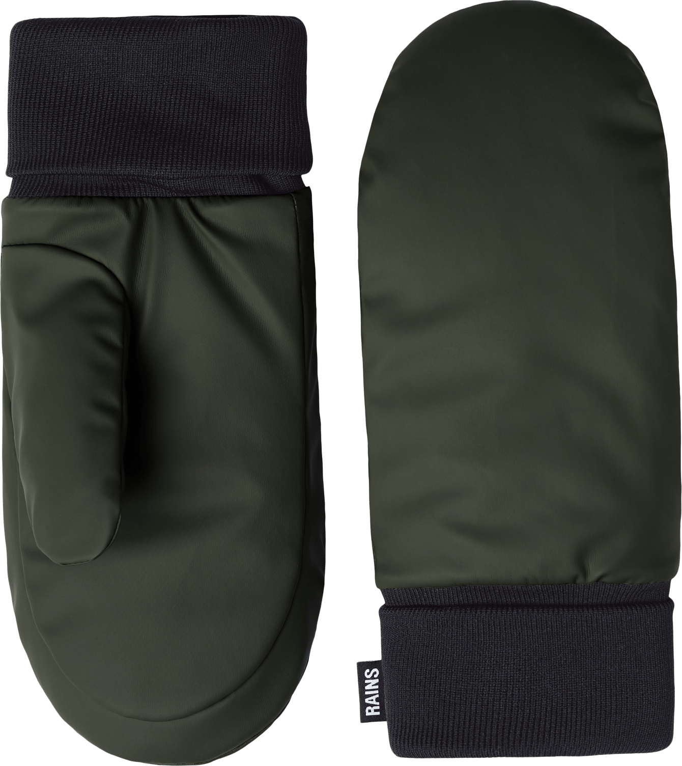 Rains Puffer Mittens Green