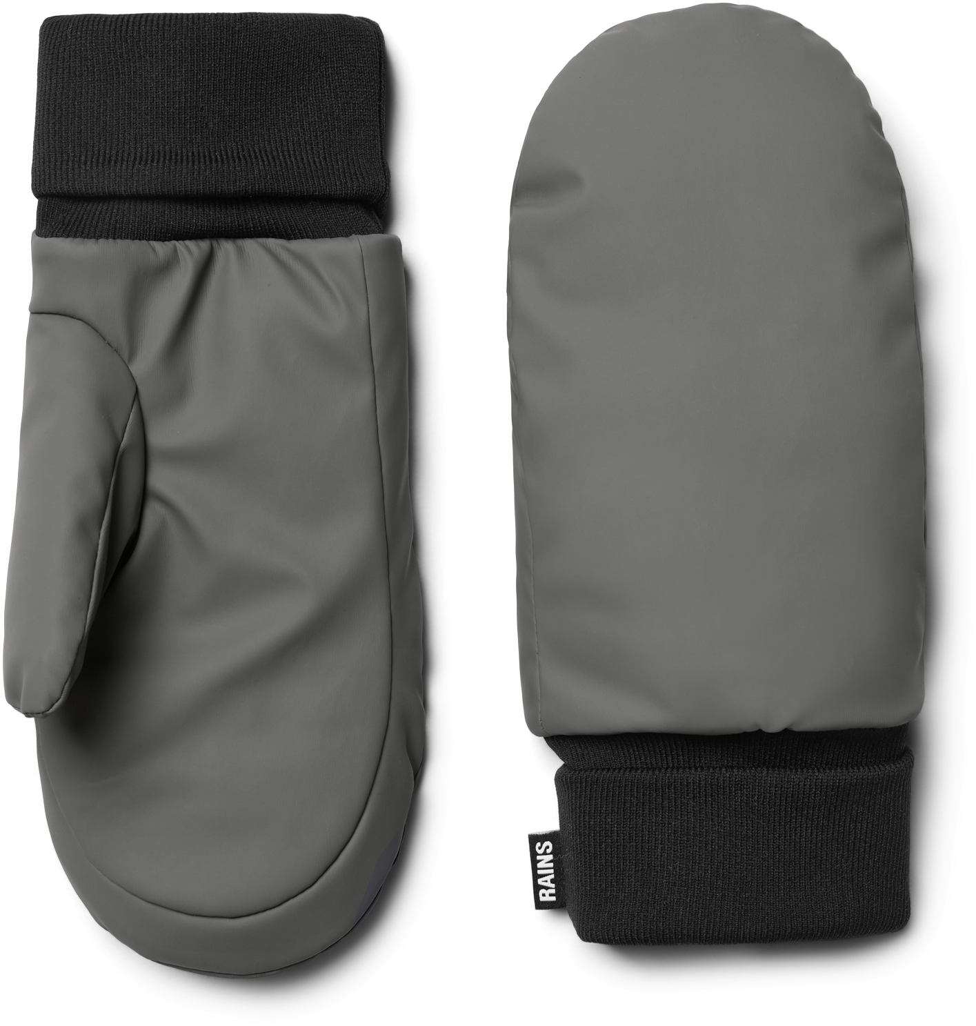 Rains Puffer Mittens Grey