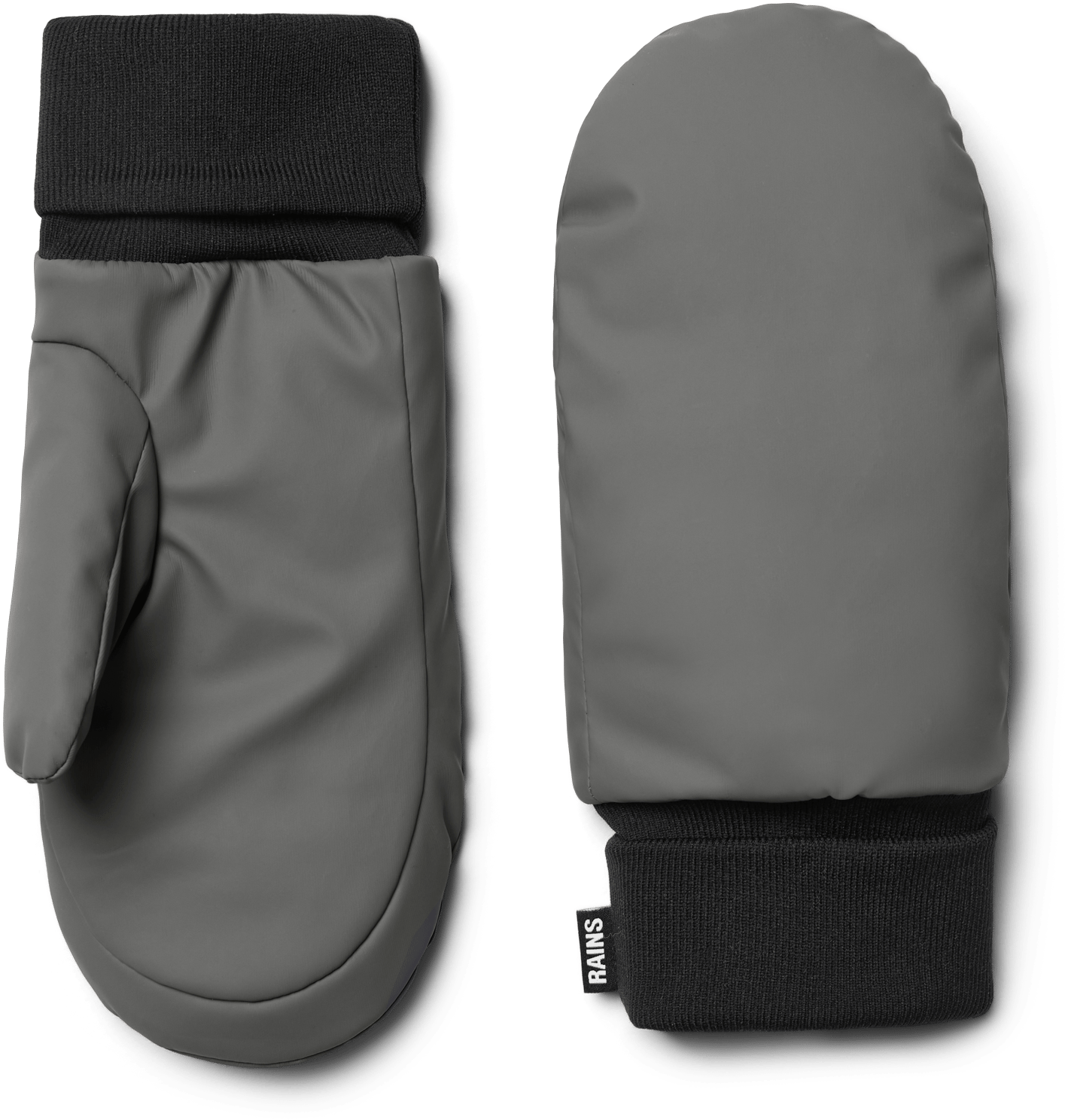 Rains Puffer Mittens Grey