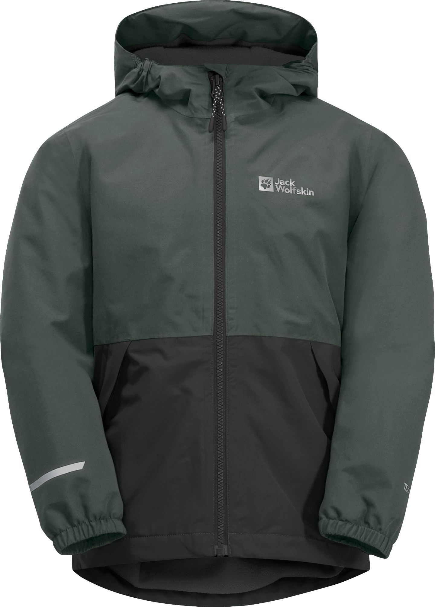 Jack Wolfskin Kids' Snowy Days Jacket Slate Green/Black