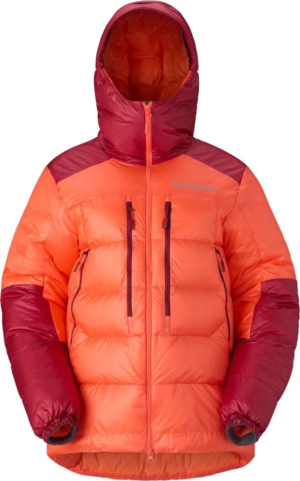 Norrøna Women’s Trollveggen Down800 Hood  Orange Alert