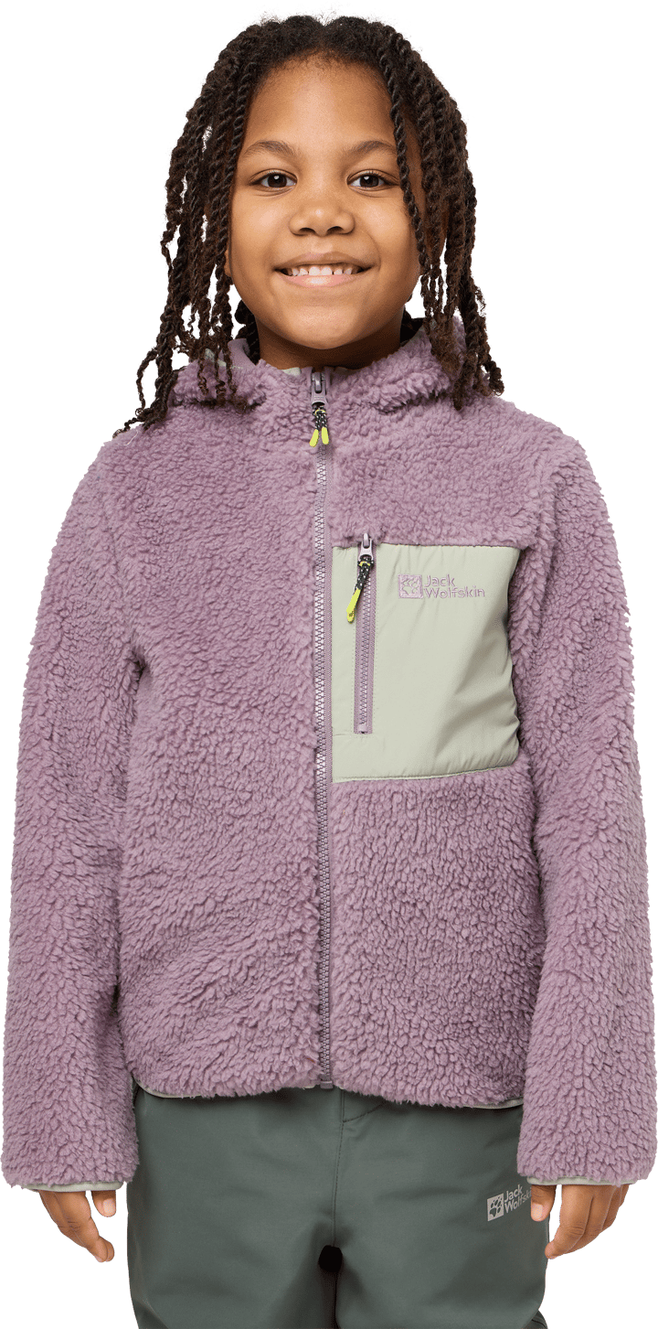 Jack Wolfskin Kids' Ice Curl Hood Jacket Wild Blossom Jack Wolfskin