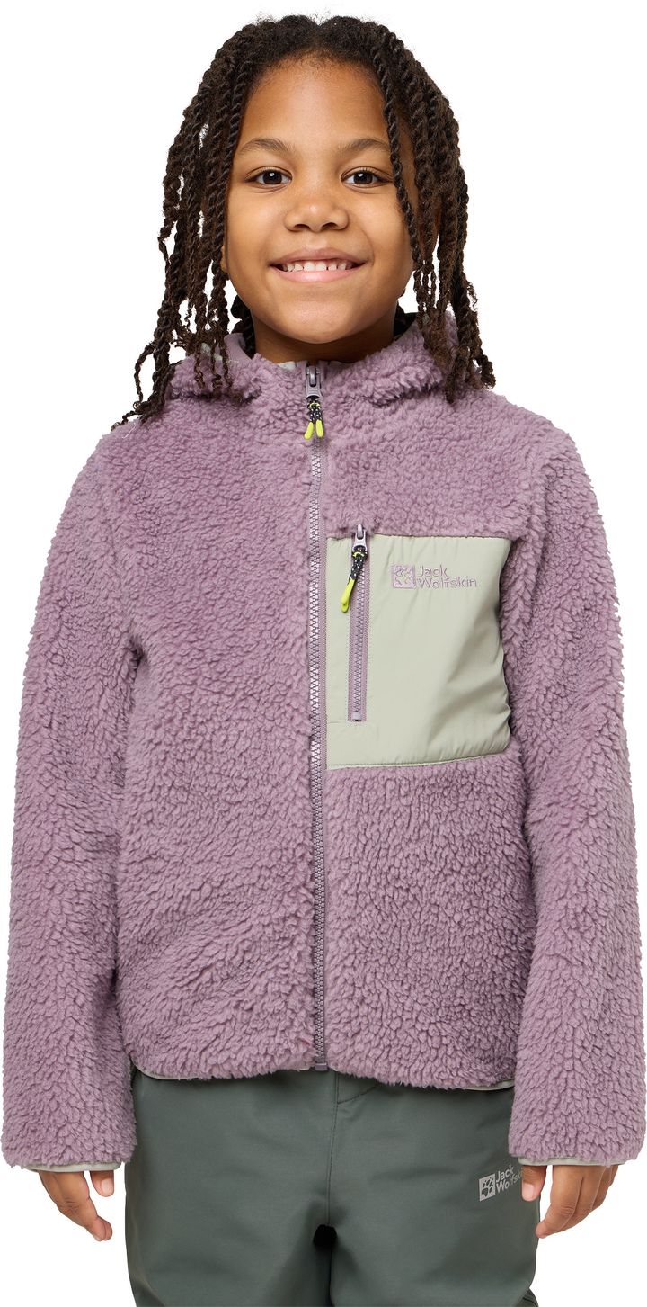 Jack Wolfskin Kids' Ice Curl Hood Jacket Wild Blossom Jack Wolfskin