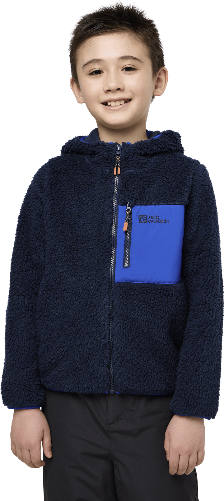 Jack Wolfskin Kids' Ice Curl Hood Jacket Night Blue/Night Blue Jack Wolfskin