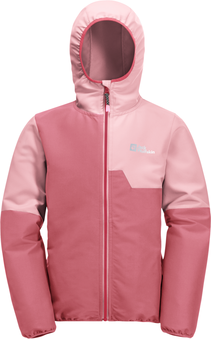 Jack Wolfskin Kids’ Turbulence Hooded Jacket Soft Pink