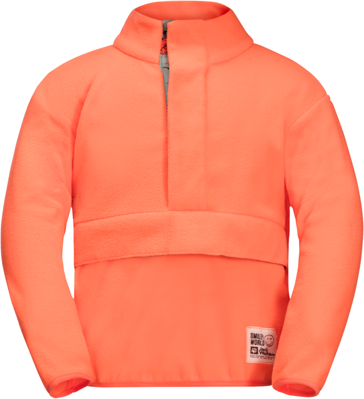 Jack Wolfskin Kids’ Smileyworld Midlayer Digital Orange