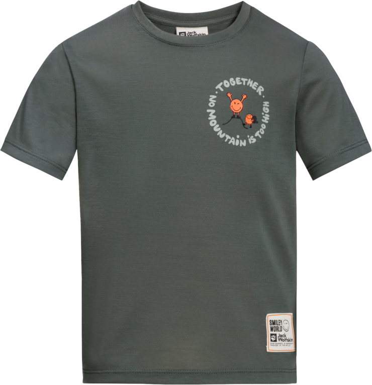 Jack Wolfskin Kids’ Smileyworld Together Tee Slate Green