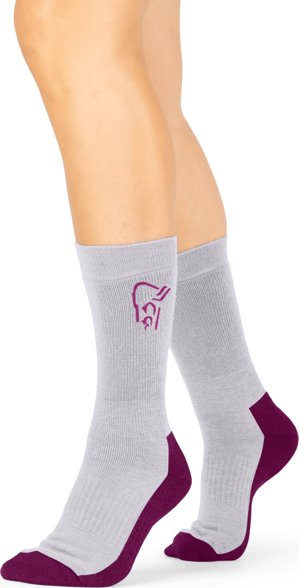 Norrøna Trollveggen Heavy Weight Merino Socks Light Grey Norrøna