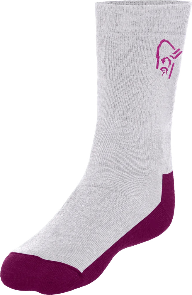 Norrøna Trollveggen Heavy Weight Merino Socks Light Grey