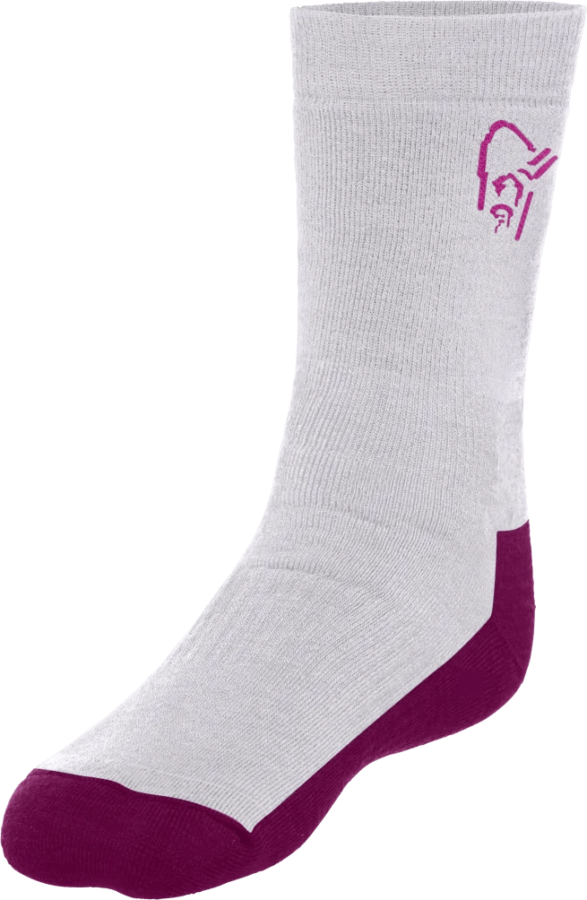 Norrøna Trollveggen Heavy Weight Merino Socks Light Grey