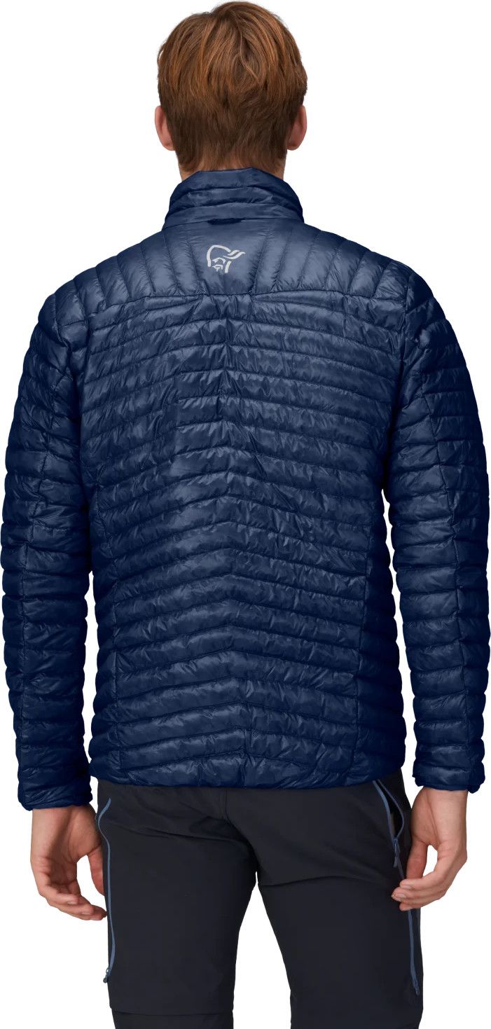 Norrøna Men's Trollveggen Superlight Down Jacket Indigo Night Blue Norrøna