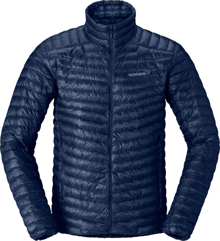 Norrøna Men's Trollveggen Superlight Down Jacket Indigo Night Blue Norrøna