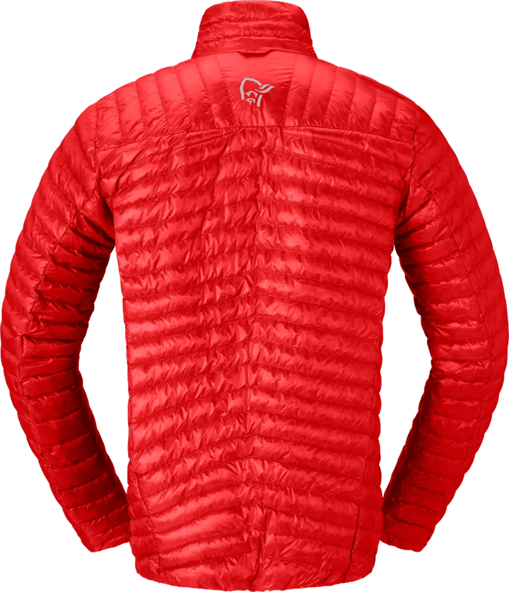 Norrøna Men's Trollveggen Superlight Down Jacket Arednalin Red Norrøna