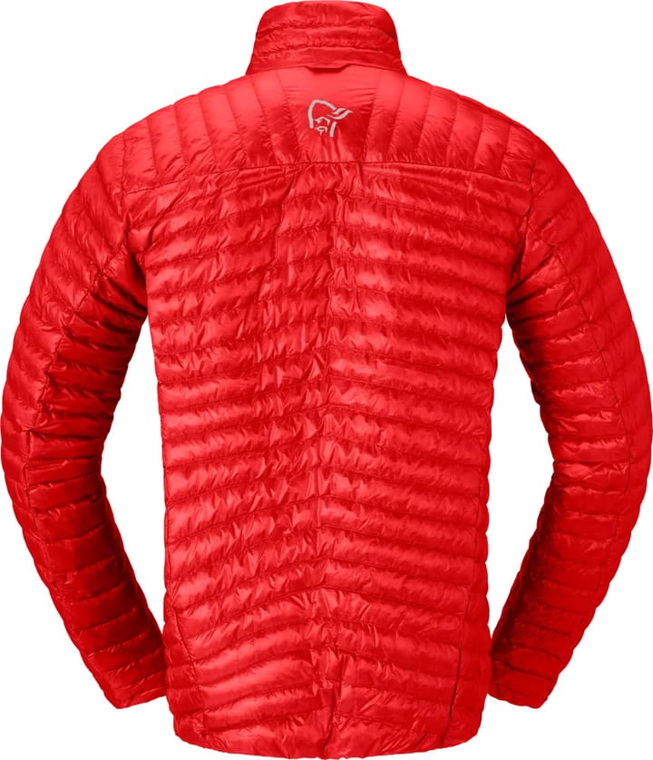 Norrøna Men's Trollveggen Superlight Down Jacket Arednalin Red Norrøna