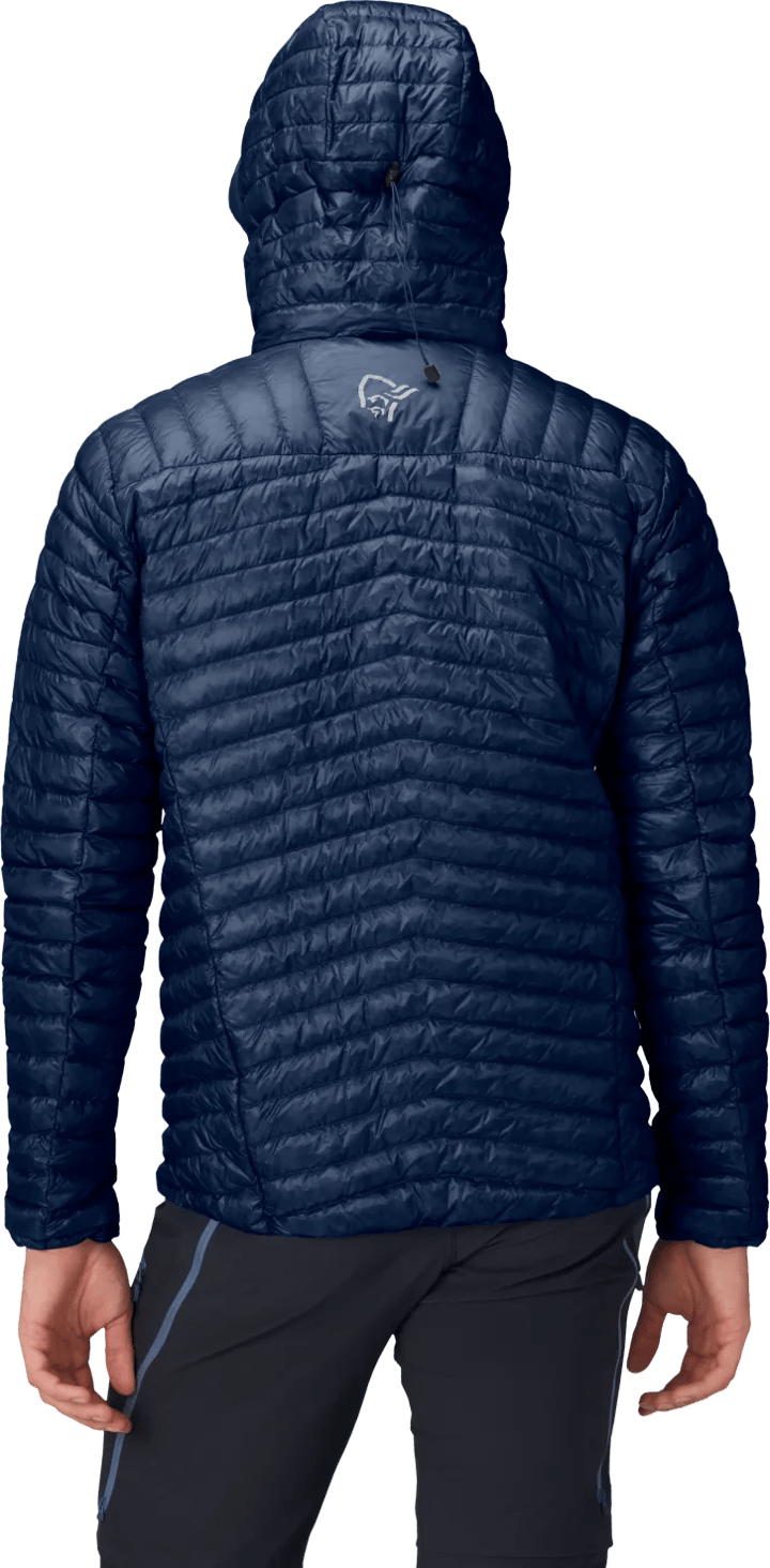 Norrøna Men's Trollveggen Superlight Down Hood Indigo Night Blue Norrøna