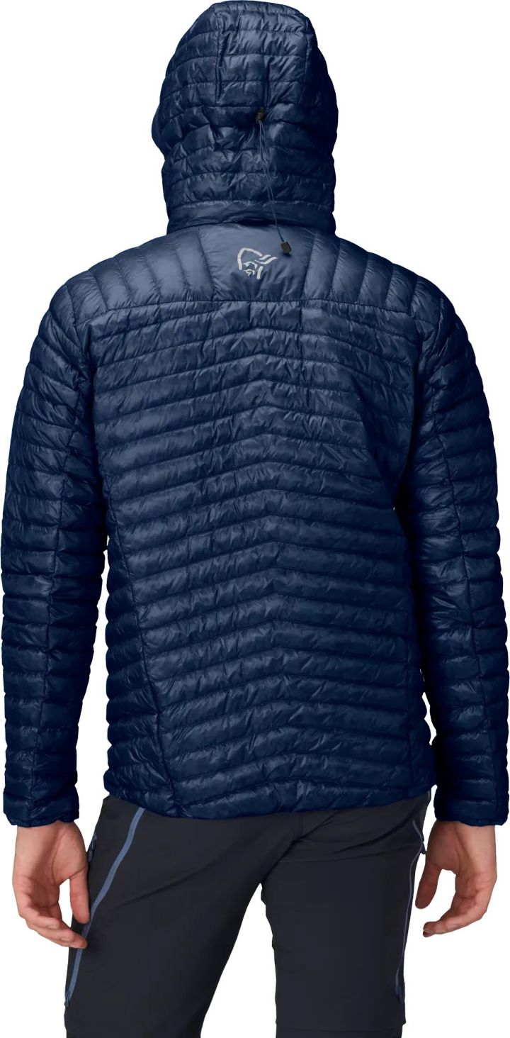 Norrøna Men's Trollveggen Superlight Down Hood Indigo Night Blue Norrøna