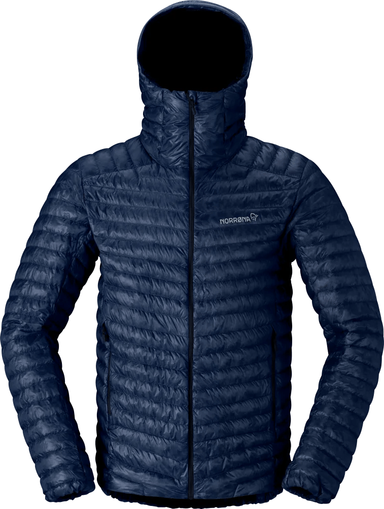 Norrøna Men's Trollveggen Superlight Down Hood Indigo Night Blue