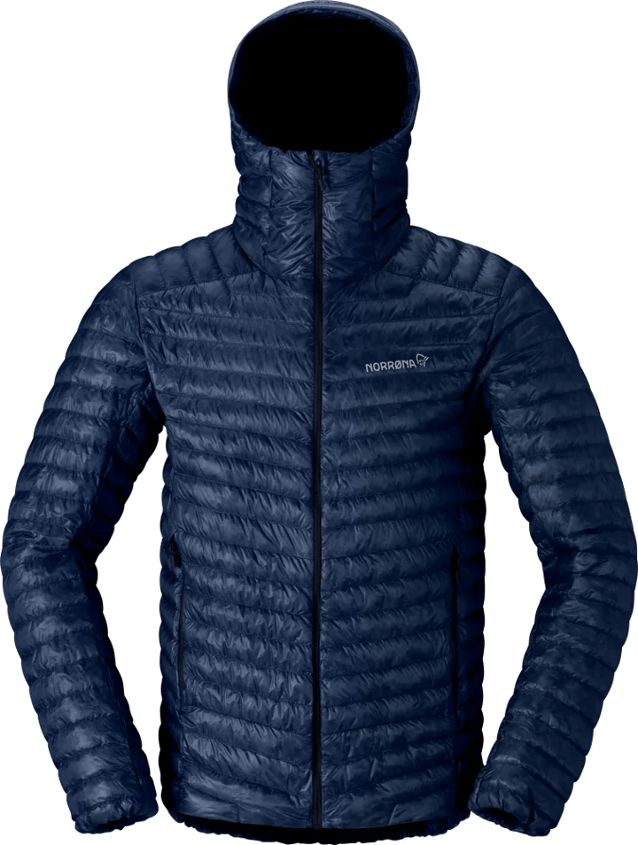 Norrøna Men's Trollveggen Superlight Down Hood Indigo Night Blue Norrøna