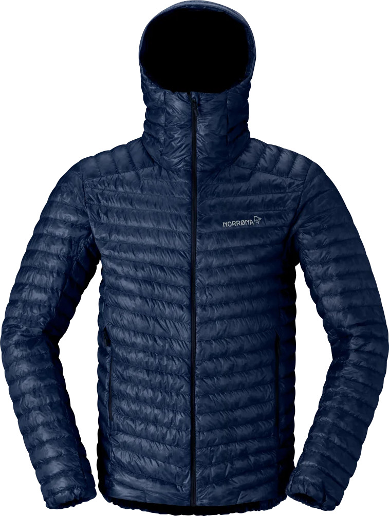 Norrøna Men's Trollveggen Superlight Down Hood Indigo Night Blue, M