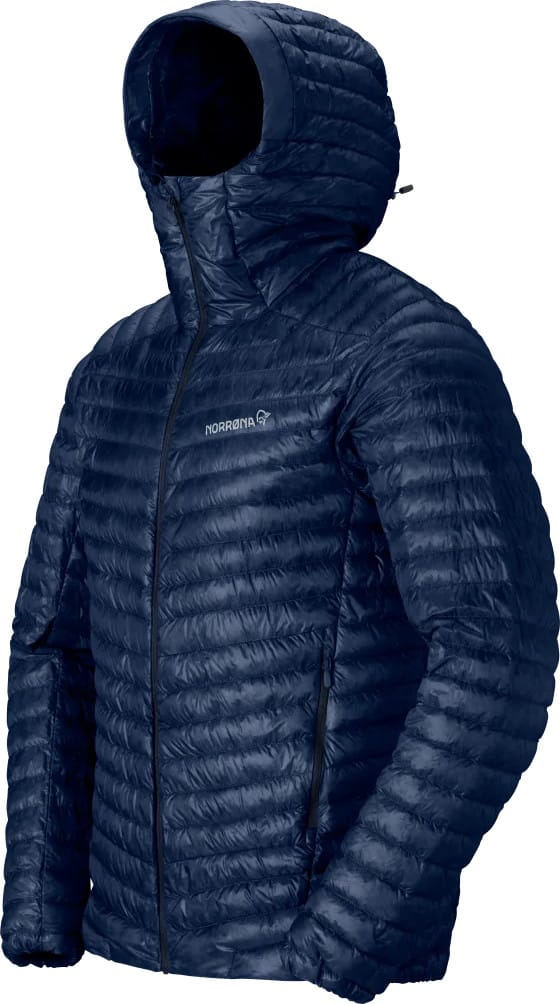 Norrøna Men's Trollveggen Superlight Down Hood Indigo Night Blue Norrøna