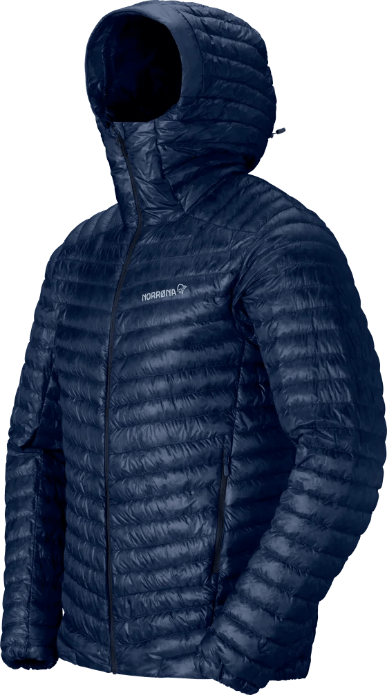 Norrøna Men's Trollveggen Superlight Down Hood Indigo Night Blue Norrøna