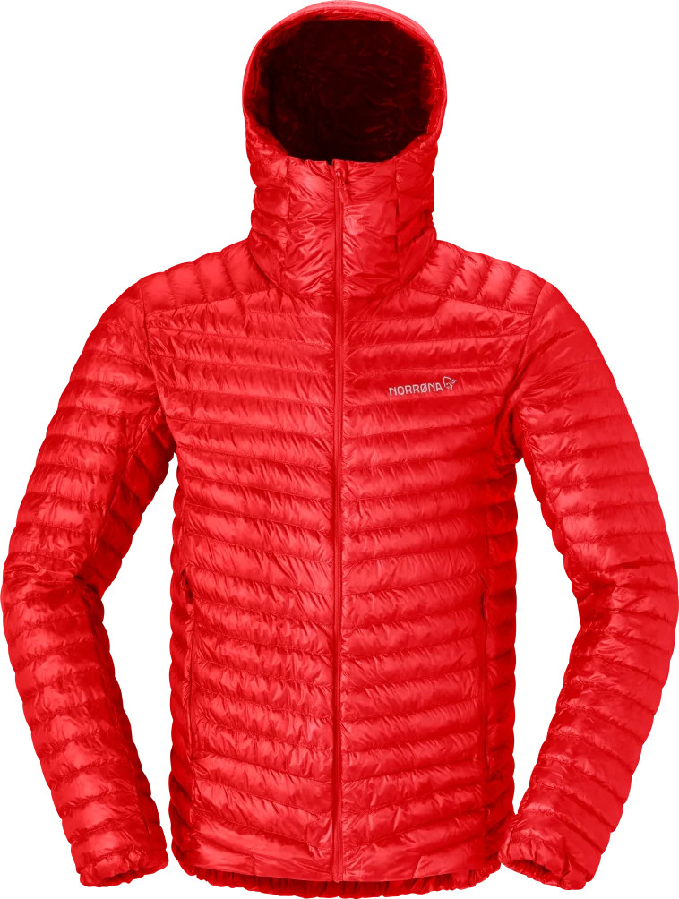 Norrøna Men’s Trollveggen Superlight Down Hood Arednalin Red