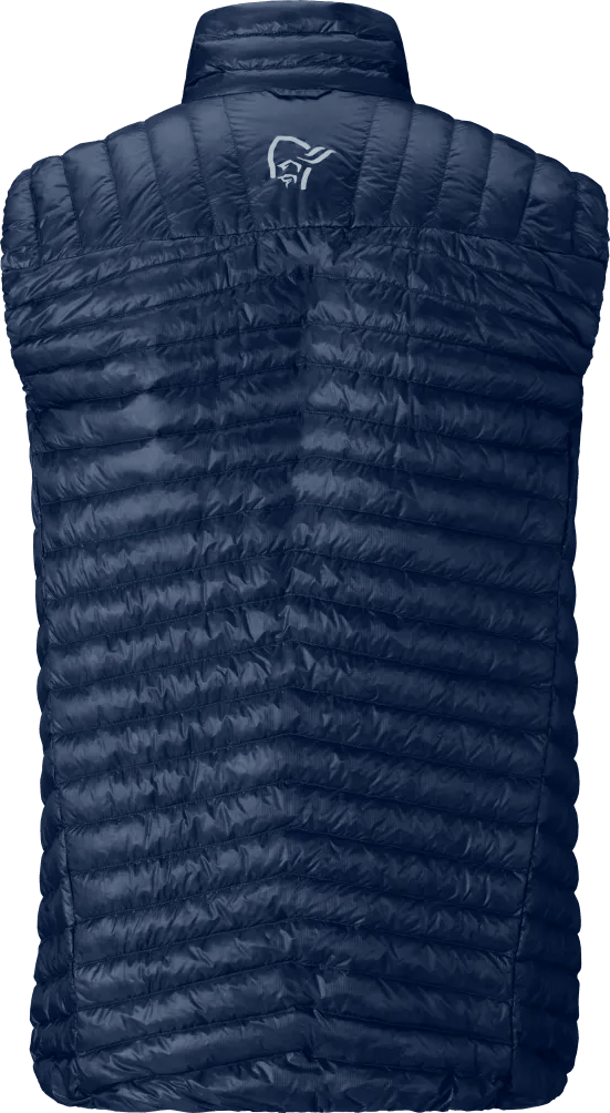 Norrøna Men's Trollveggen Superlight Down Vest Indigo Night Blue Norrøna