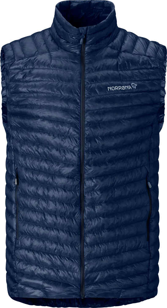 Norrøna Men’s Trollveggen Superlight Down Vest Indigo Night Blue