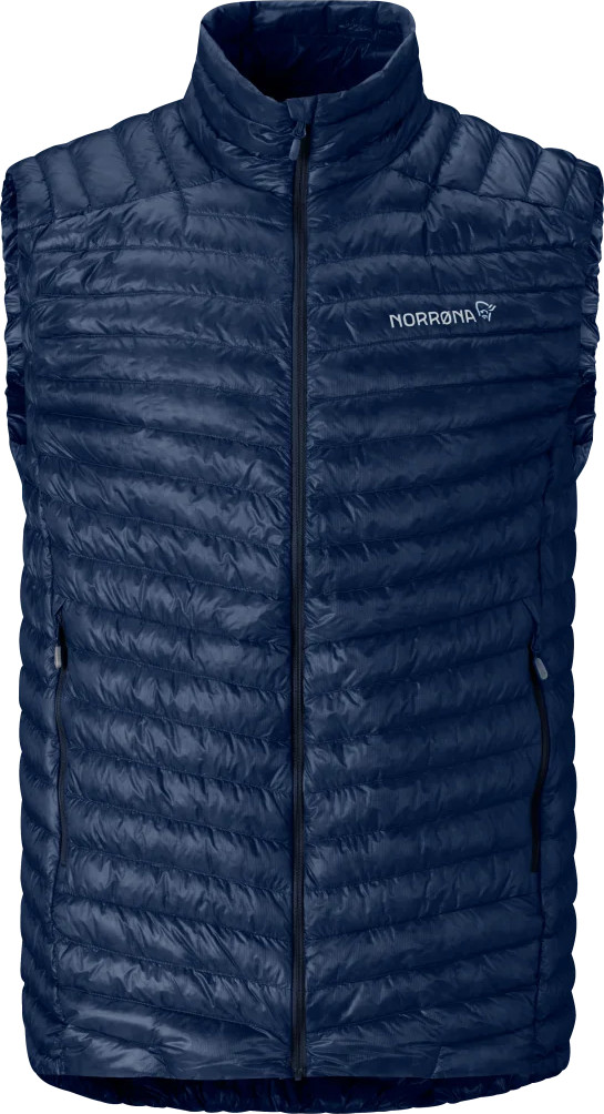 Norrøna Men’s Trollveggen Superlight Down Vest Indigo Night Blue