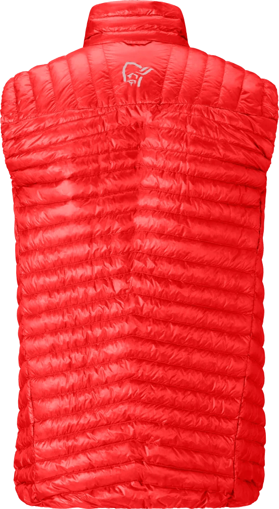 Norrøna Men's Trollveggen Superlight Down Vest Arednalin Red Norrøna