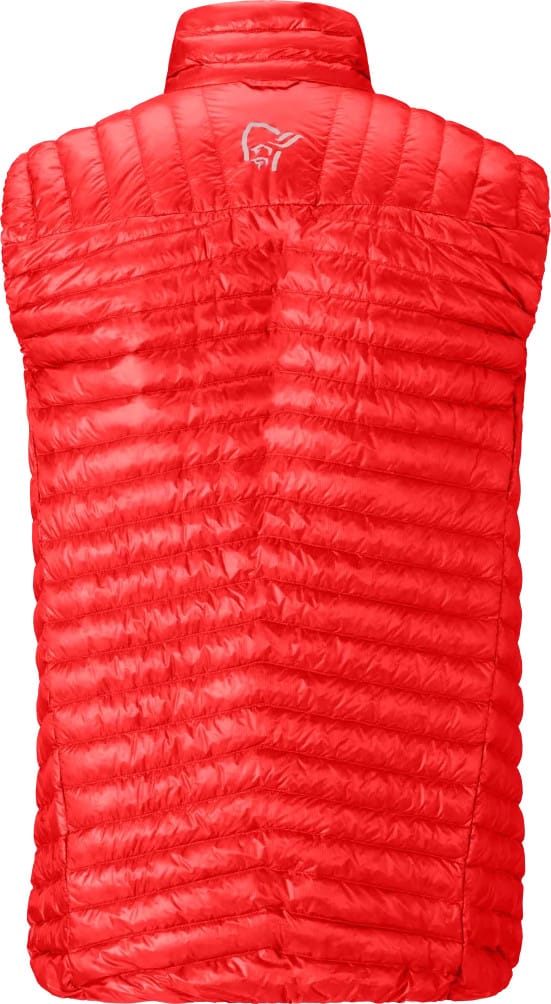 Norrøna Men's Trollveggen Superlight Down Vest Arednalin Red Norrøna