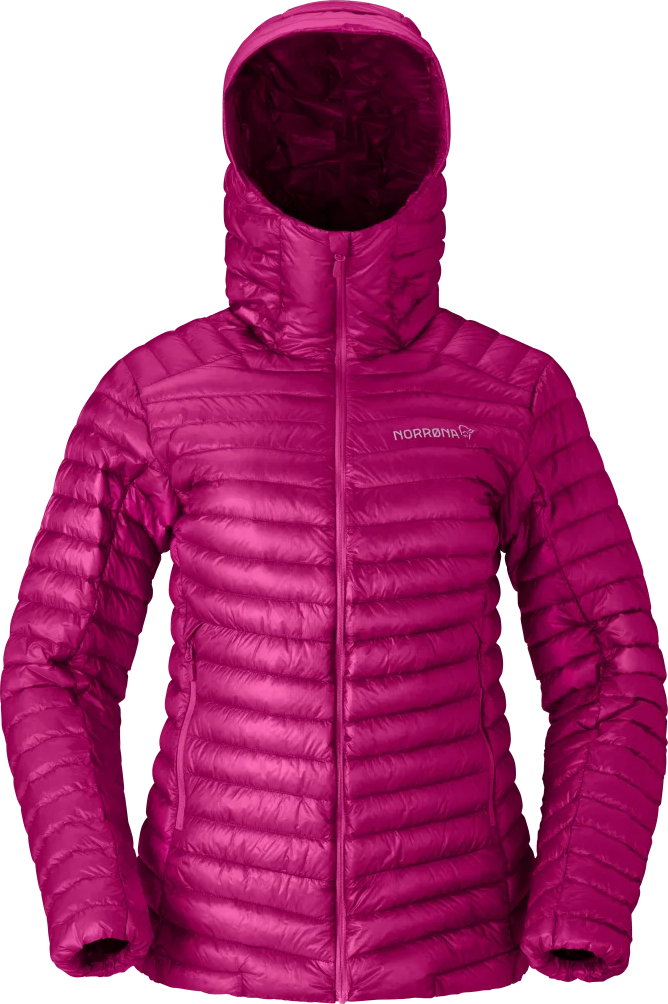 Norrøna Women’s Trollveggen Superlight Down Hood Festival Fuchsia