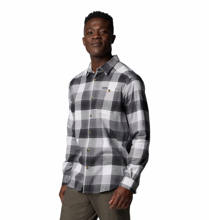 Columbia Men's Cornell Woods Flannel Long Sleeve Shirt Black/grey Classic Multi Tartan Columbia Montrail